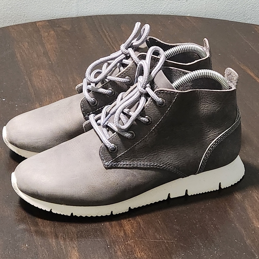 Kodiak Canada Boots Chukka Women's Size 7.5 Grey Nubuck Leather Lace Up 419103GY - Picture 3 of 14